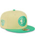 ფოტო #2 პროდუქტის Men's Yellow, Green Brooklyn Nets 9FIFTY Hat