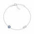 Фото #1 товара Women´s silver infinity bracelet with zircons BRC176W