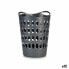 Laundry Basket Anthracite Plastic 50 L 44 x 56 x 41 cm (12 Units)