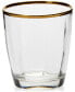 Optical Gold Double Old Fashioned Glass