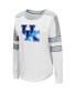 Фото #3 товара Women's White Kentucky Wildcats Trey Dolman Long Sleeve T-shirt