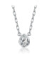 Фото #1 товара Chic Clear Pear-Shaped Ascher Stud Necklace