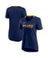 ფოტო #2 პროდუქტის Women's Navy St. Louis Blues Authentic Pro Locker Room T-shirt