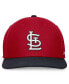 Фото #4 товара Men's Red/Navy St. Louis Cardinals Evergreen Two-Tone Snapback Hat