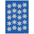BANDAI Sticker Decor Stars. Silver Ø21 mm