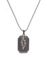 Фото #1 товара Bolt Dog Tag Pendant Necklace