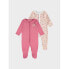 Фото #5 товара NAME IT W/F Rose Flower Pyjama 2 Units