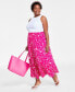 ფოტო #1 პროდუქტის Plus Size Chiffon Maxi Skirt, Created for Macy's