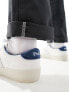 Фото #7 товара Polo Ralph Lauren Sayer sport trainer in white blue mix