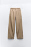 Фото #4 товара Широкие брюки с эластичным поясом ZARA