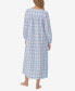 Women's Cotton Plaid Ballet Nightgown Синий, XS - фото #2