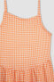 Kız Çocuk Bürümcük Askılı Elbise C2995A824SM