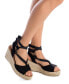 ფოტო #2 პროდუქტის Women's Jute Wedge Sandals By