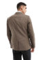 Фото #4 товара Gianni Feraud brown slim tweed suit jacket