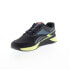 Reebok Nano X3 Mens Black Synthetic Lace Up Athletic Cross Training Shoes