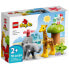Фото #8 товара Детям LEGO Duplo 10971 Африканская живность - конструктор с слоном и жирафом, плеймат, 2+ лет