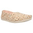 TOMS Alpargata Cheetah Slip On Womens Pink Flats Casual 10016218