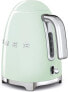 Smeg KLF03PGEU Electric Kettle Chrome Stainless Steel 1.7 Litre Pastel Green