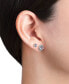 ფოტო #5 პროდუქტის 2-Pc. Set Crystal & Cubic Zirconia Solitaire & Halo Stud Earrings, Created for Macy's