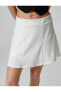 Фото #5 товара Юбка Koton Mini Shorts A Cut High-waisted Comfortable Fit