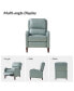 Leather Pushback Recliner chair with Adjustable Backrest for Livingroom