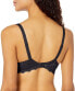 Simone Perele 271336 Women's Caresse 3D Plunge T Shirt Bra Black Size 36F