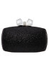 Фото #2 товара Women's Glitter Minaudiere With Crystal Bow Clasp