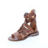 Фото #8 товара Bed Stu Grevena F373104 Womens Brown Leather Lace Up Gladiator Sandals Shoes