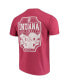 Фото #4 товара Men's Crimson Indiana Hoosiers Comfort Colors Campus Icon T-shirt