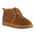 Фото #2 товара Lugz Sequoia WSEQUOS-7240 Womens Brown Suede Lace Up Chukkas Slippers Shoes 6