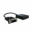 Фото #5 товара Адаптер VGA—HDMI с аудио approx! APPC25 3,5 mm Micro USB 20 cm 720p/1080i/1080p Чёрный