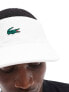 Фото #5 товара Lacoste classic logo visor cap in black