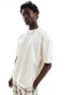 ASOS DESIGN oversized t-shirt in off white with celestial back print