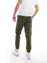 New Look cargo trouser in dark khaki