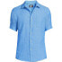Men's Traditional Fit Short Sleeve Linen Shirt