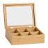 ANDREA HOUSE Bamboo 21x16x7.5 cm Tea Storage Box - фото #2