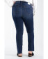 Plus Size High Rise Straight Jeans