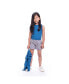 ფოტო #4 პროდუქტის Little Girls Cathy Azure Fine Yarn Eyelet Sweater Tank