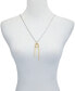 Фото #2 товара Two-Tone Long Snake Chain and Pendant Necklace, 30" + 2" Extender