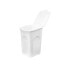 Laundry basket Stefanplast White Plastic 50 L 37 x 56 x 39 cm (6 Units)