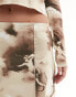 Фото #3 товара Something New X Art Gallery lettuce edge mini skirt co-ord in cloud and cupid mix print