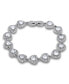 ფოტო #2 პროდუქტის Cubic Zirconia Heart Halo Link Bracelet