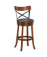 Фото #10 товара Set of 2 Bar Stools Swivel 29.5'' Dining Bar Chairs