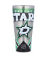Фото #1 товара Серебристая стальная чашка для льда Tervis Tumbler Dallas Stars 30 унций