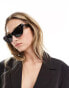 Фото #2 товара AIRE linea cat eye sunglasses in black