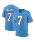 Фото #2 товара Men's Malik Willis Light Blue Tennessee Titans Oilers Throwback Alternate Game Player Jersey