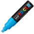 Marker pen/felt-tip pen POSCA PC-8K Light Blue (6 Units)