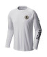 ფოტო #3 პროდუქტის Men's White Boston Bruins Terminal Tackle Omni-Shade Raglan Long Sleeve T-Shirt