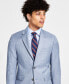 Фото #3 товара Men's Skinny-Fit Wool-Blend Infinite Stretch Suit Jacket