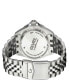 ფოტო #3 პროდუქტის Men's Wall Street Swiss Automatic Silver-Tone Stainless Steel Bracelet Watch 43mm
